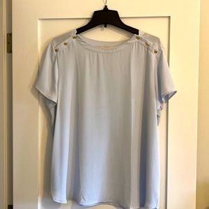 Loft Baby Blue Blouse